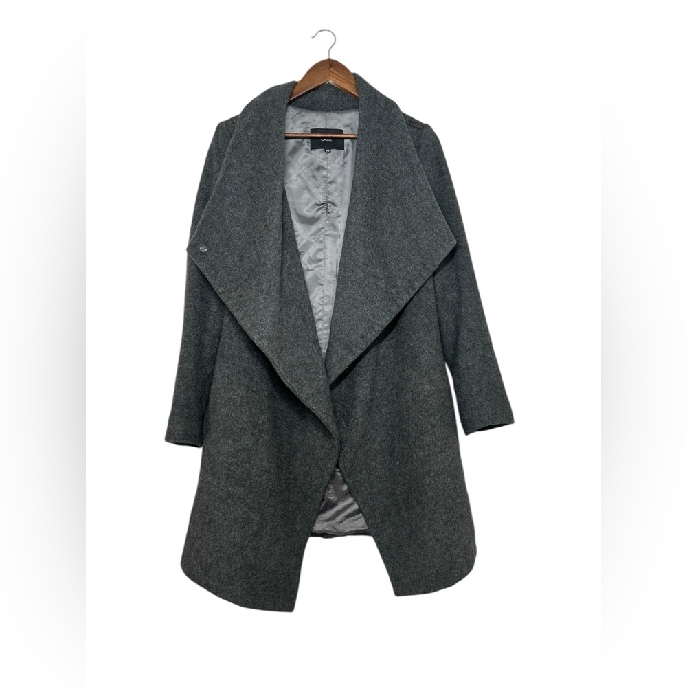 Women's Gray Coat - Picture 7 of 12